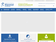 Tablet Screenshot of diaconat-mulhouse.fr